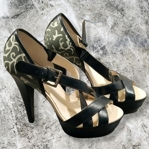 3i by Jorge Bischoff Strapy Platform Heels